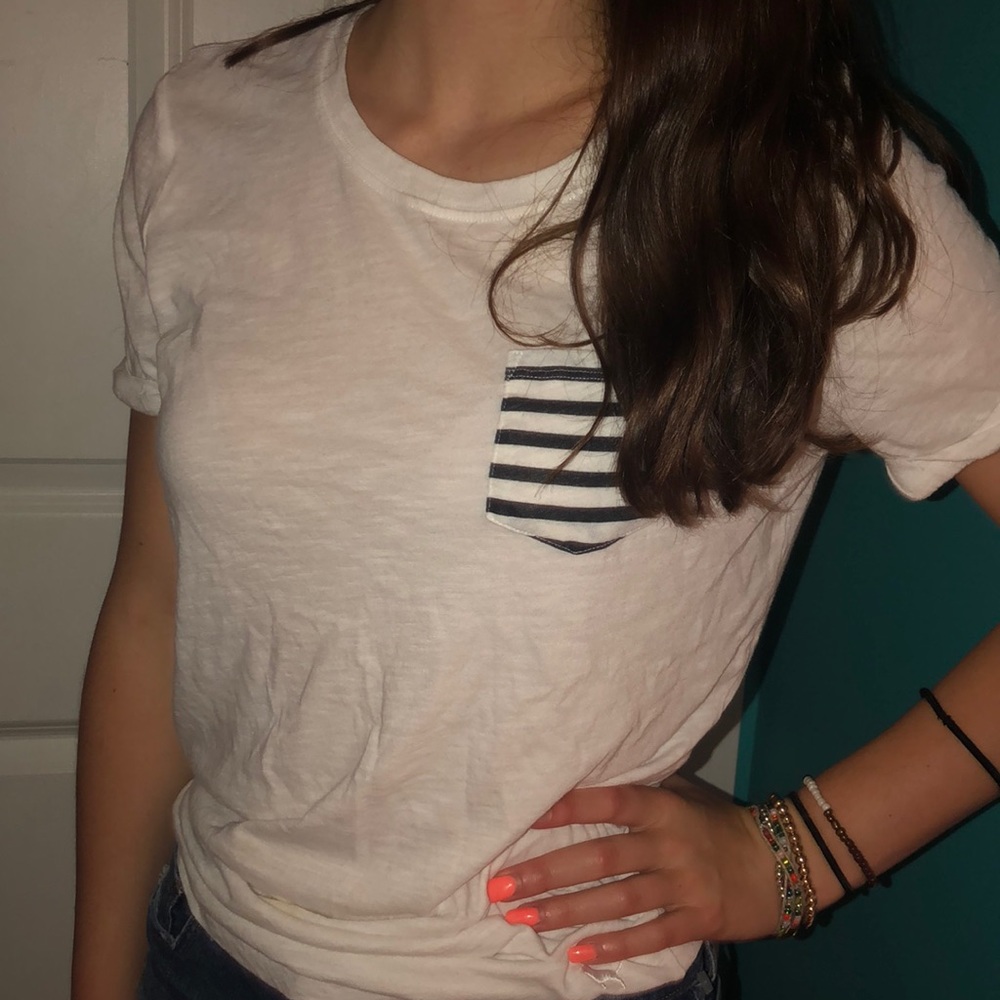 white shirt